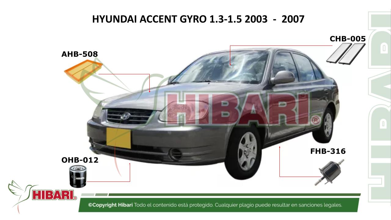 Lee más sobre el artículo HYUNDAI ACCENT GYRO 1.3-1.5 2003  –  2007